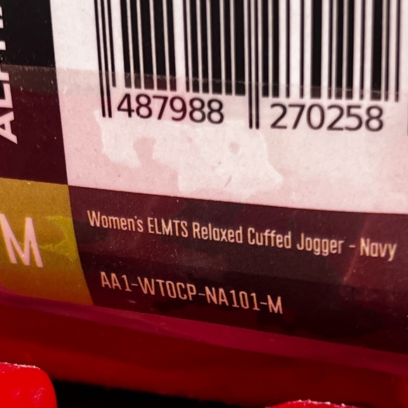 Alphalete Women’s Relaxed Cuffed Joggers - Navy - Picture 8 of 9